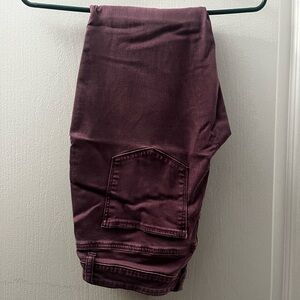 Maurices Women's Burgundy Jeggings